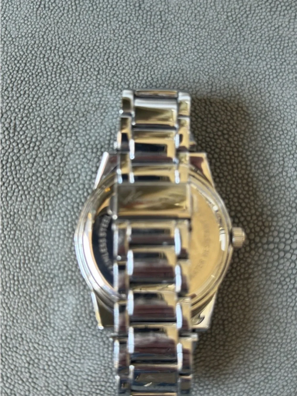 Kenneth Cole Silver Stainless Steel Men’s Bracelet Watch